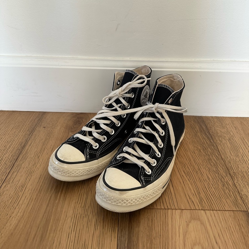 Black Converse Thick Soled